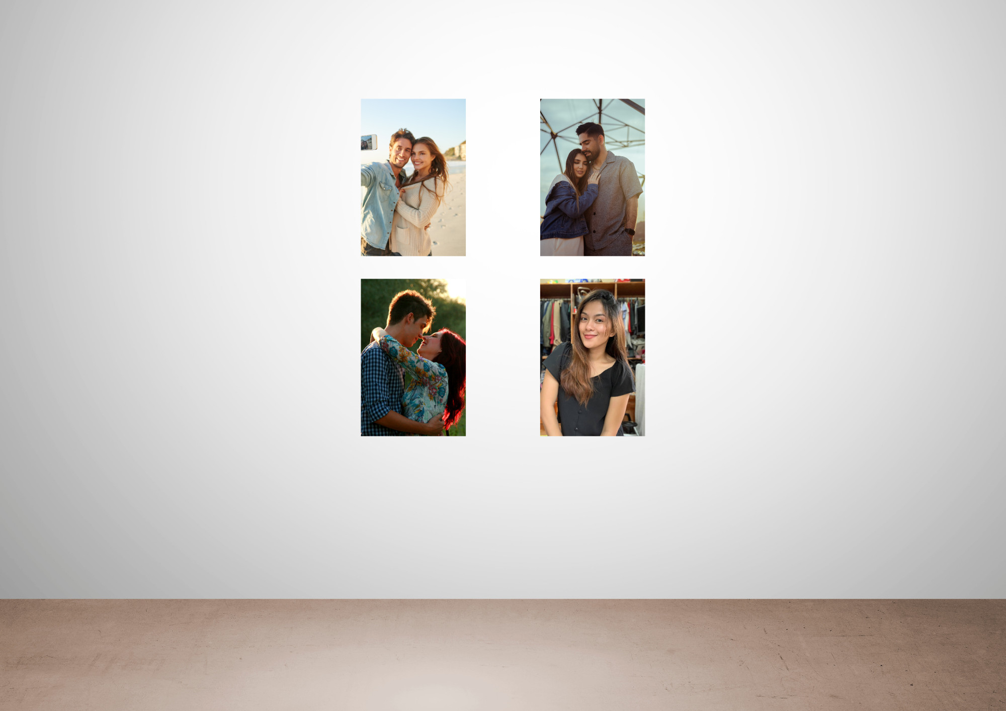 Personalized Photo Wall Sticker | Custom 1mm Thick Plastic Wall Art | Durable, Lightweight & Waterproof (