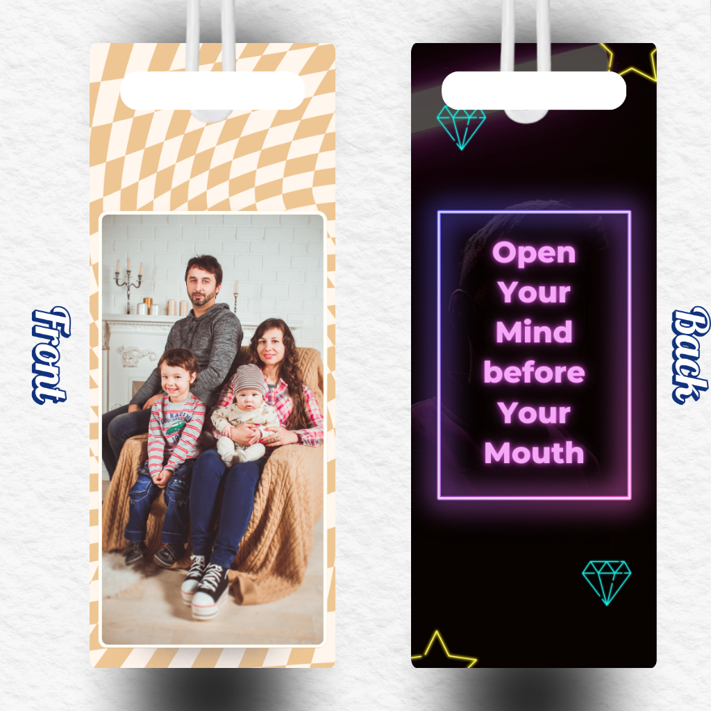 Custom Bag / Hand Purse Tag - 3.5*9cm Size