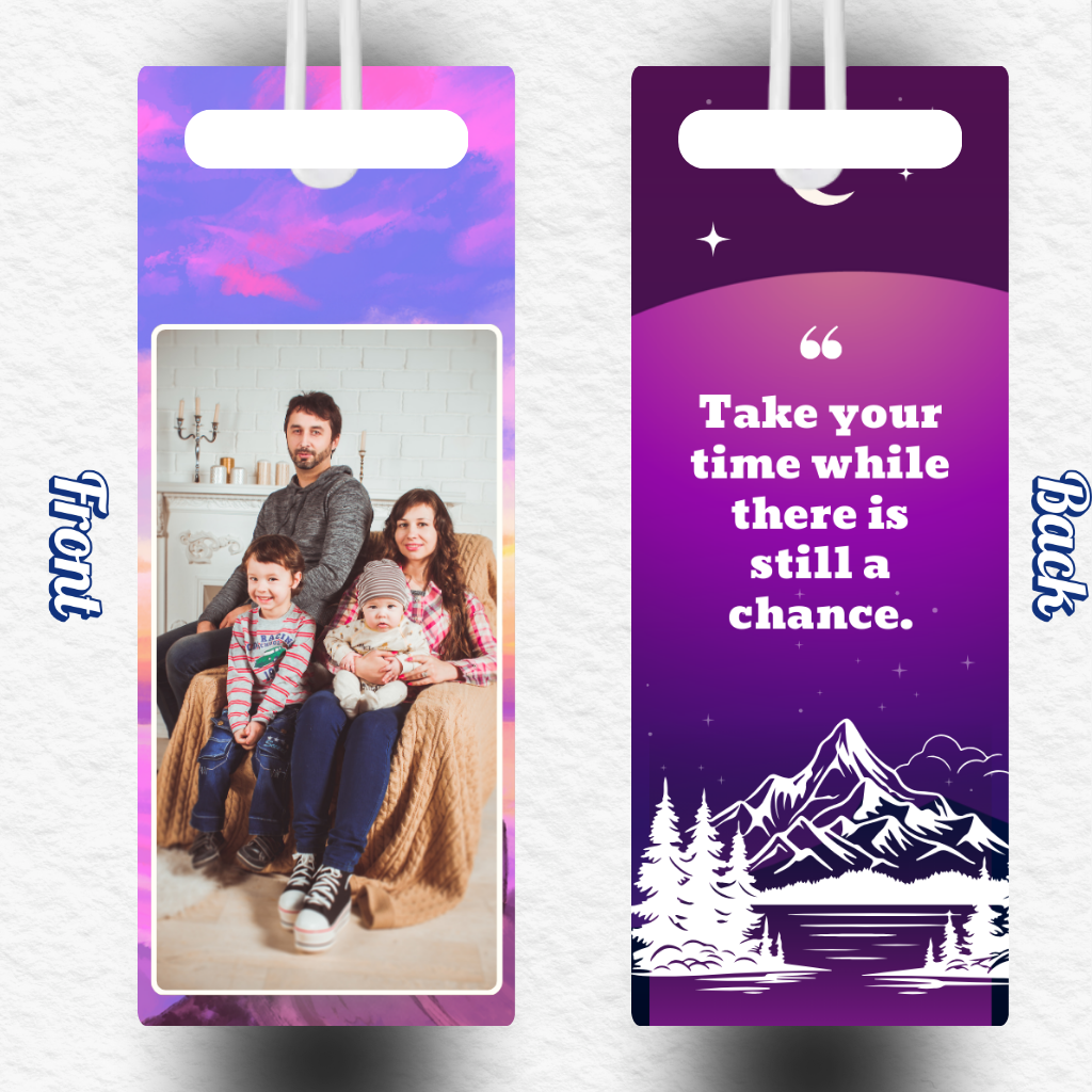 Custom Bag / Hand Purse Tag - 3.5*9cm Size