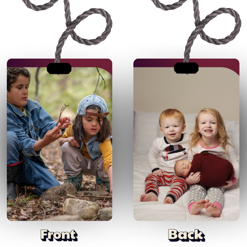 Personalised Car Hanging, Photo Car Hanging, Both Car Hanger with Photo, Best Car Accessories, Mirror Hanging Accessories, Best Gift. Size - 7*9cm, Double side print