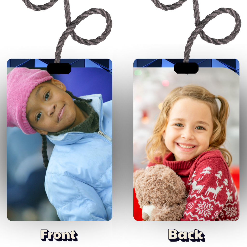 Personalised Car Hanging, Photo Car Hanging, Both Car Hanger with Photo, Best Car Accessories, Mirror Hanging Accessories, Best Gift. Size - 7*9cm, Double side print