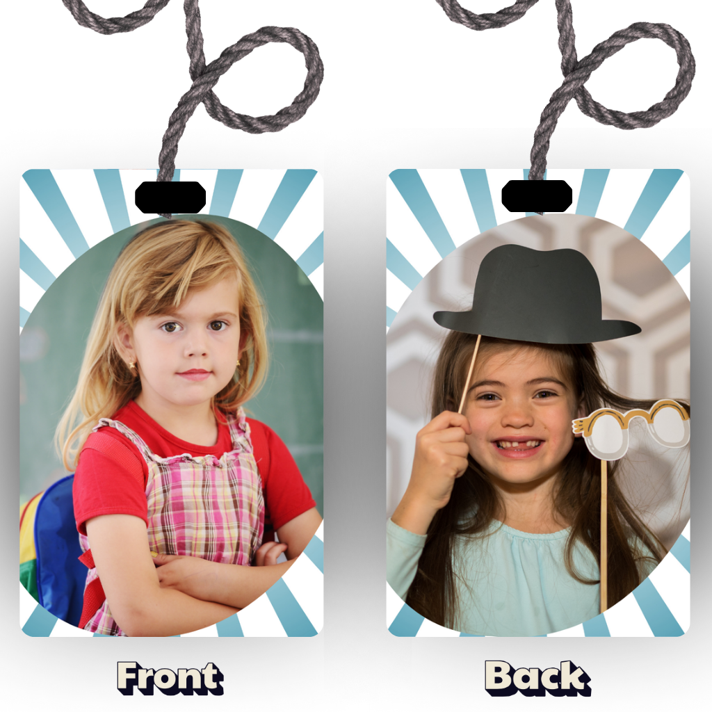 Personalised Car Hanging, Photo Car Hanging, Both Car Hanger with Photo, Best Car Accessories, Mirror Hanging Accessories, Best Gift. Size - 7*9cm, Double side print