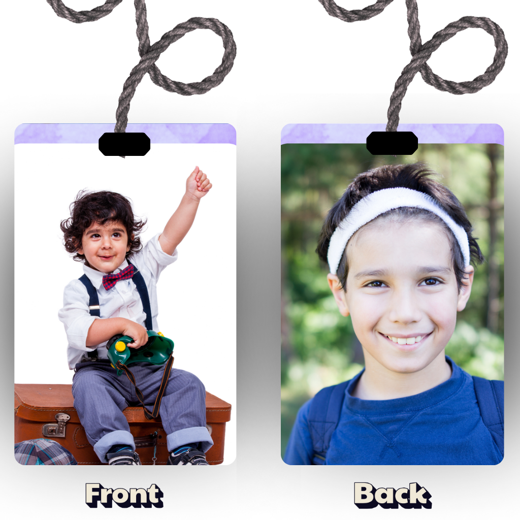 Personalised Car Hanging, Photo Car Hanging, Both Car Hanger with Photo, Best Car Accessories, Mirror Hanging Accessories, Best Gift. Size - 7*9cm, Double side print