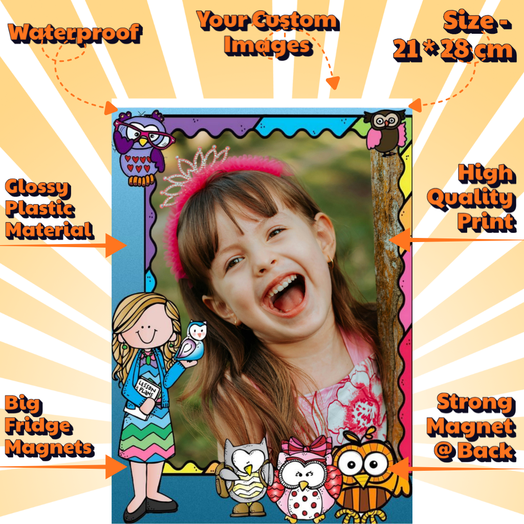 Kids Custom Photo Fridge Magnets – Fun & Personalized