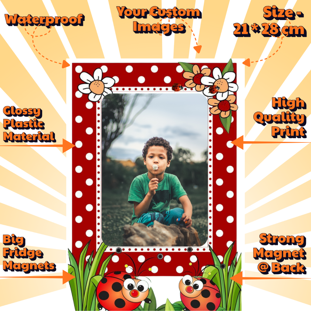 Kids Custom Photo Fridge Magnets – Fun & Personalized