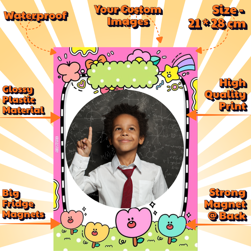 Kids Custom Photo Fridge Magnets – Fun & Personalized