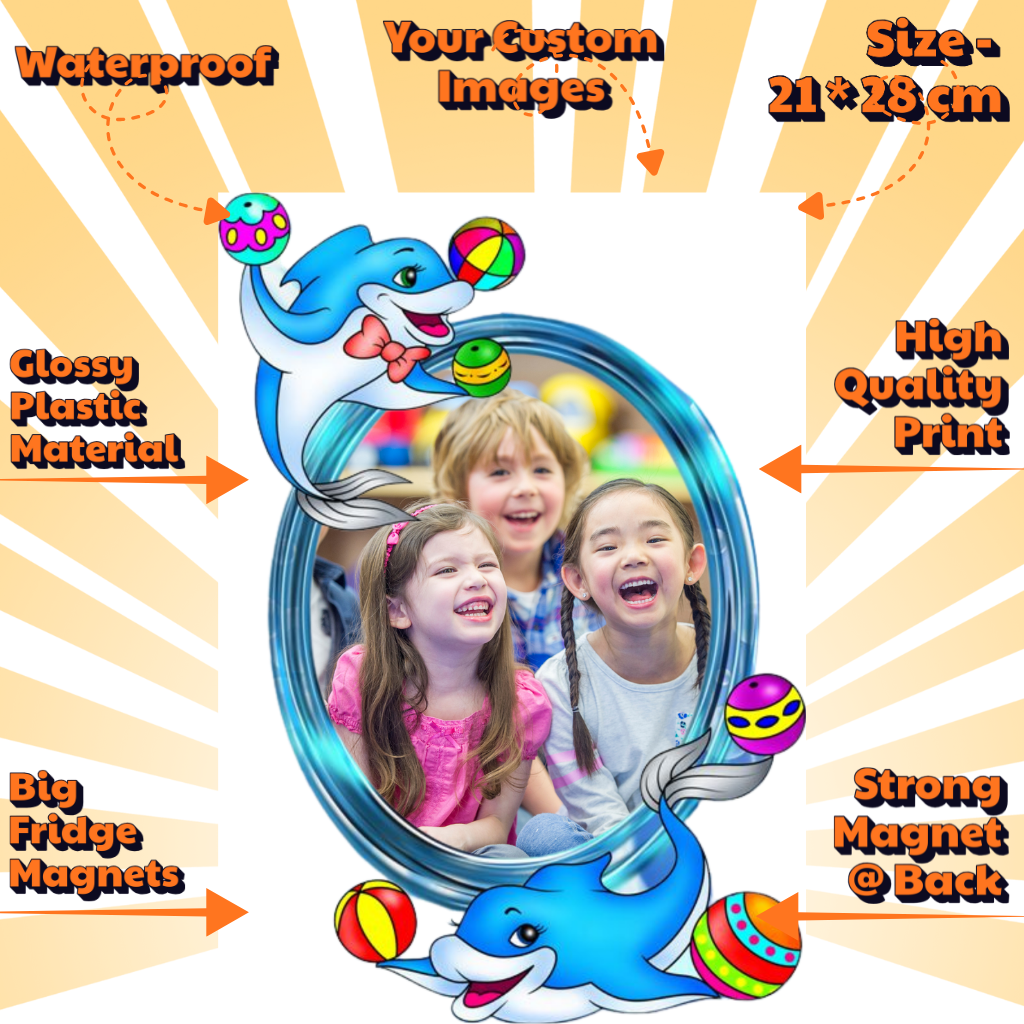 Kids Custom Photo Fridge Magnets – Fun & Personalized