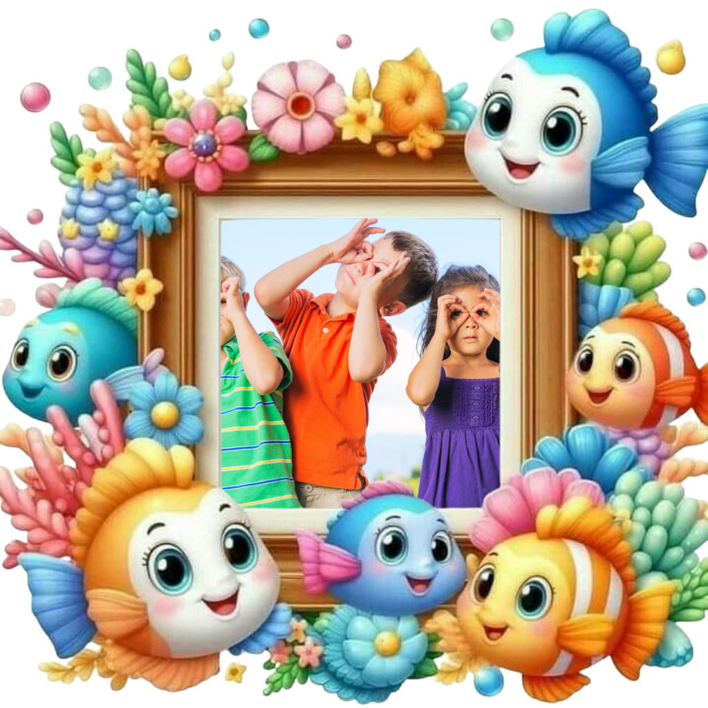 Kids Custom Photo Fridge Magnets – Fun & Personalized - 15*15cm Square