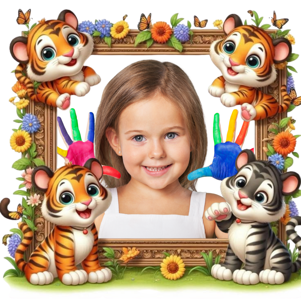 Kids Custom Photo Fridge Magnets – Fun & Personalized - 15*15cm Square