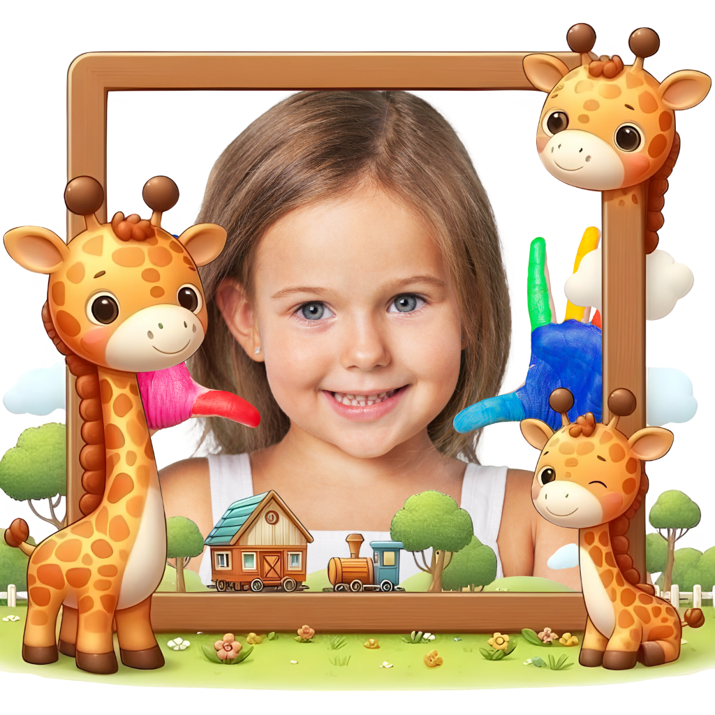 Kids Custom Photo Fridge Magnets – Fun & Personalized - 15*15cm Square