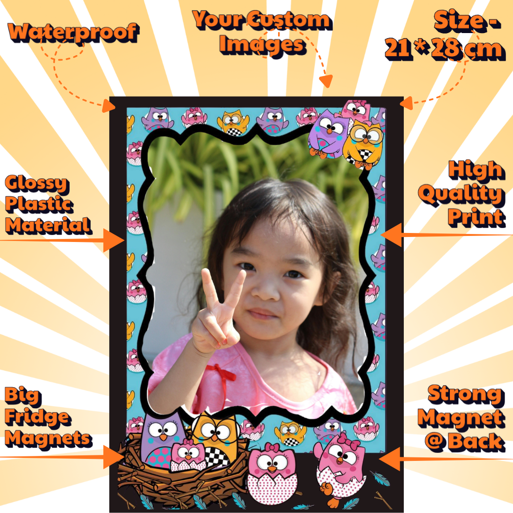 Kids Custom Photo Fridge Magnets – Fun & Personalized
