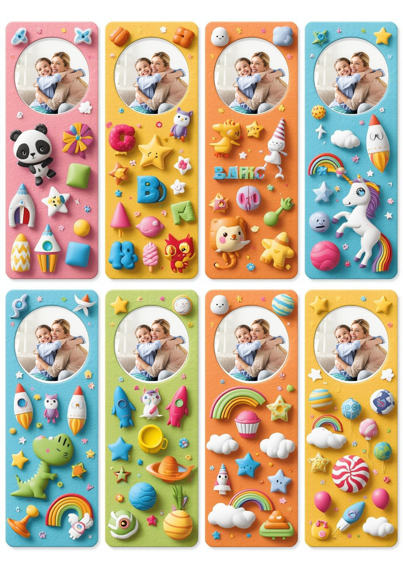 Personalized Bookmark for Kids – Add Your Child’s Photo ( Set of 8)