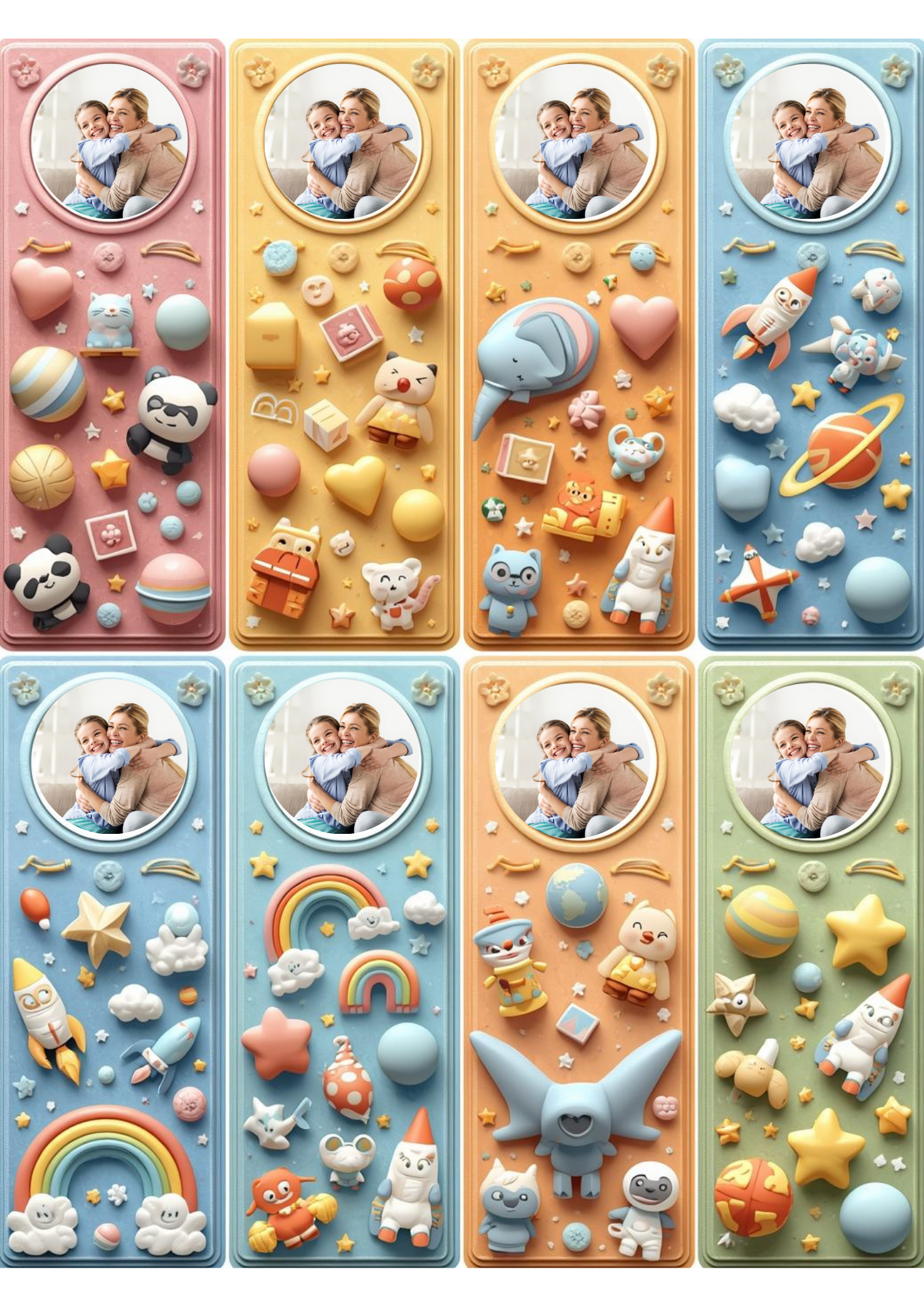 Personalized Bookmark for Kids – Add Your Child’s Photo ( Set of 8)