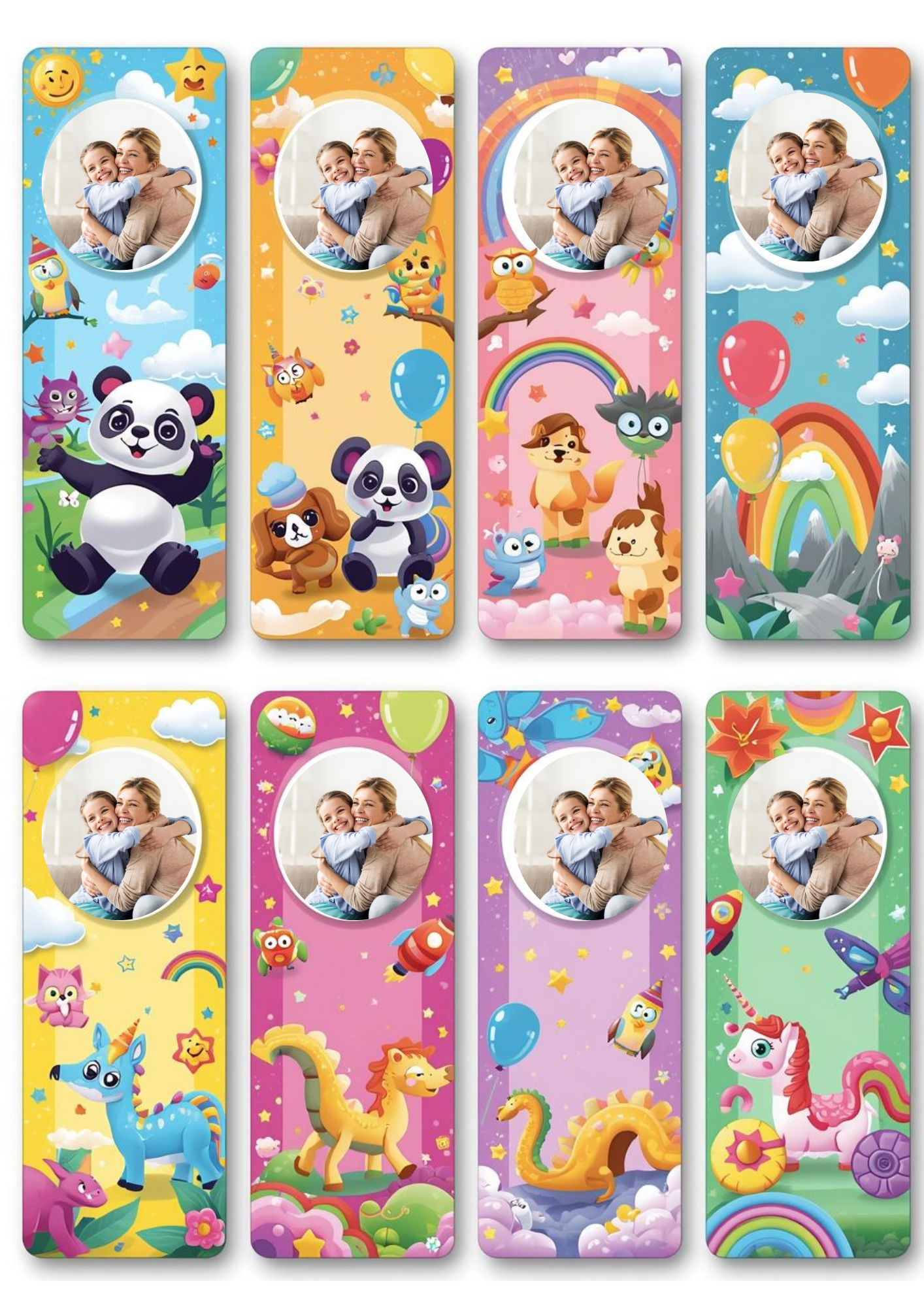 Personalized Bookmark for Kids – Add Your Child’s Photo ( Set of 8)