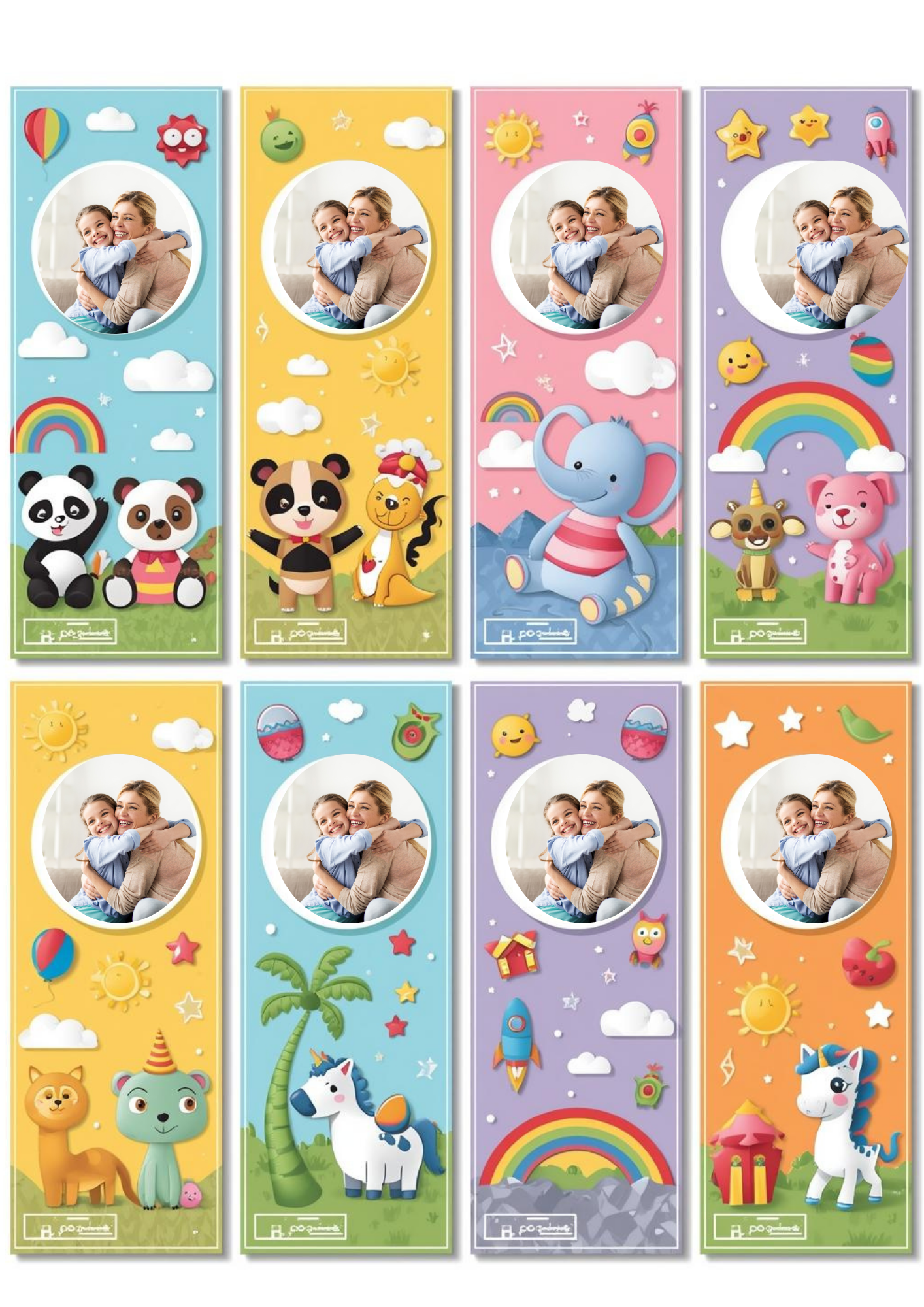 Personalized Bookmark for Kids – Add Your Child’s Photo ( Set of 8)