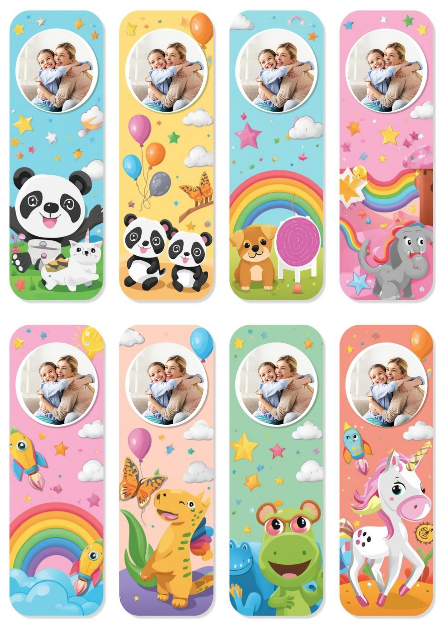 Personalized Bookmark for Kids – Add Your Child’s Photo ( Set of 8)