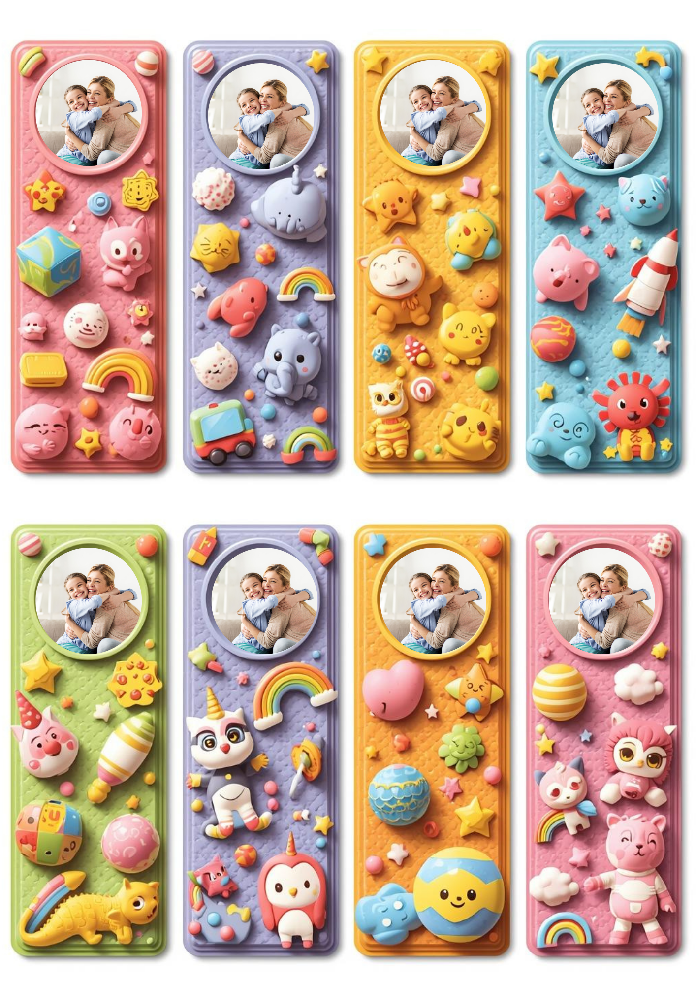 Personalized Bookmark for Kids – Add Your Child’s Photo ( Set of 8)