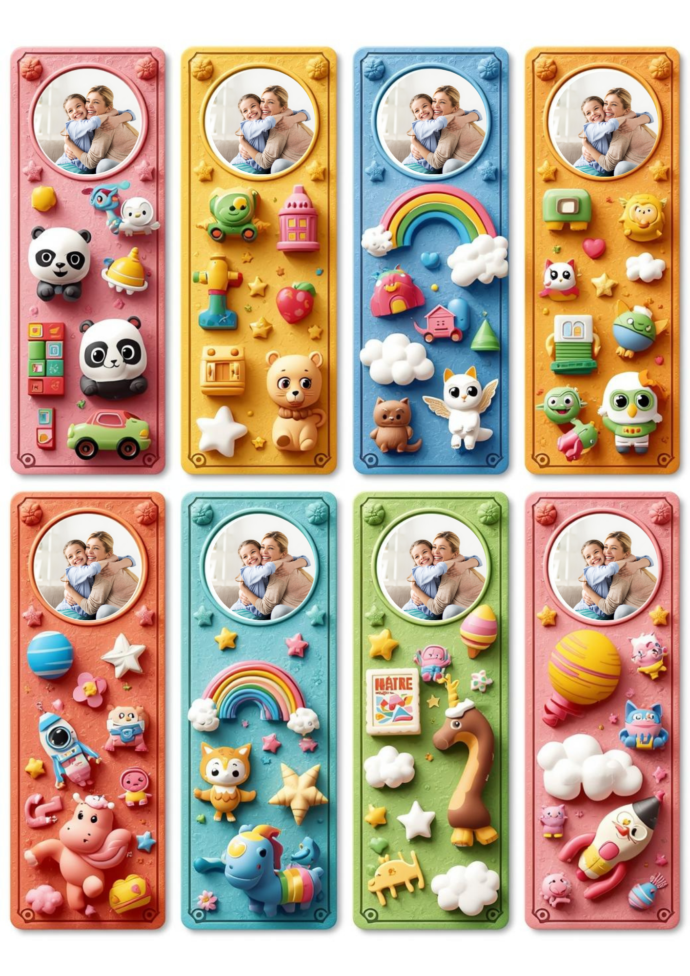 Personalized Bookmark for Kids – Add Your Child’s Photo ( Set of 8)