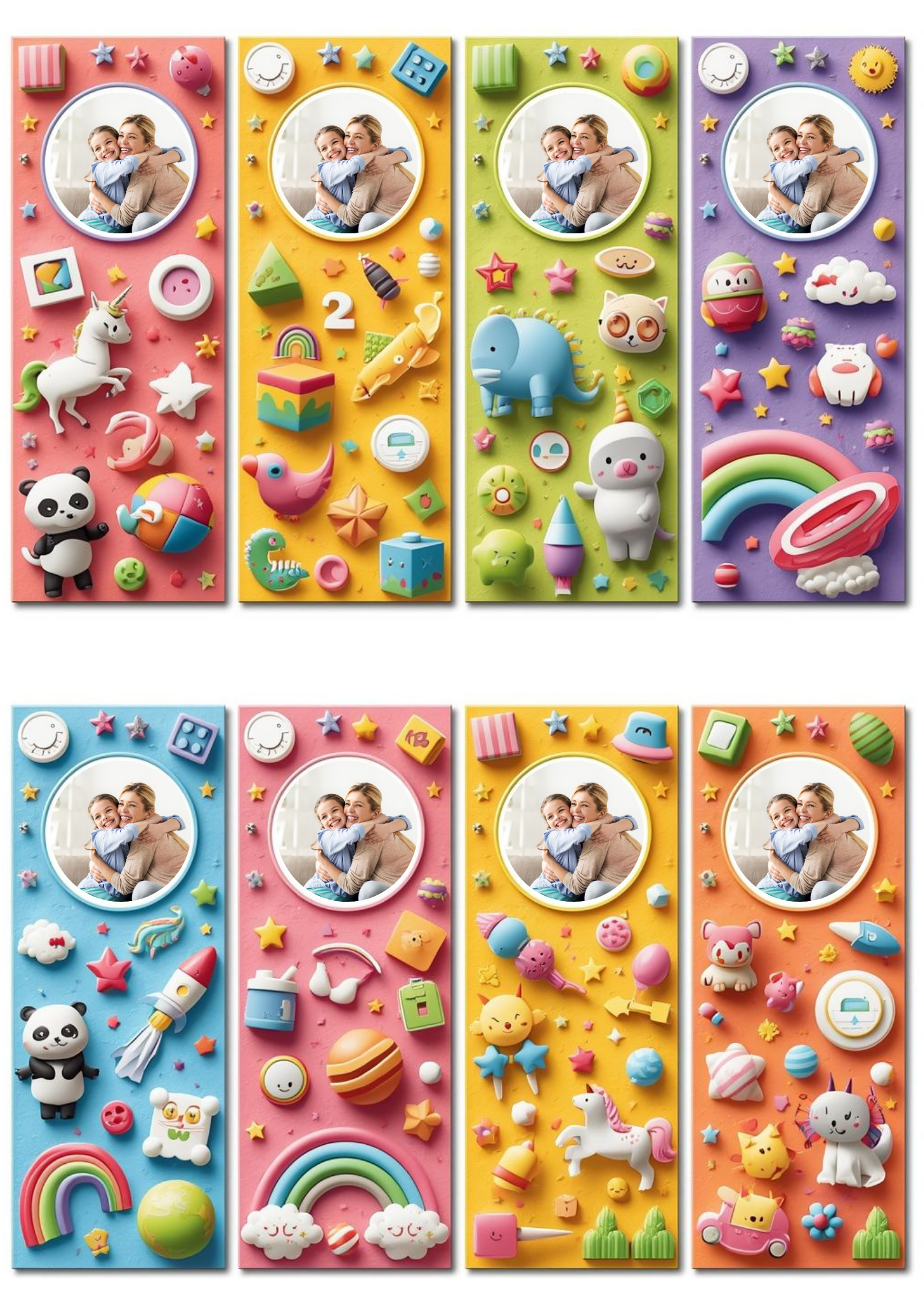 Personalized Bookmark for Kids – Add Your Child’s Photo ( Set of 8)