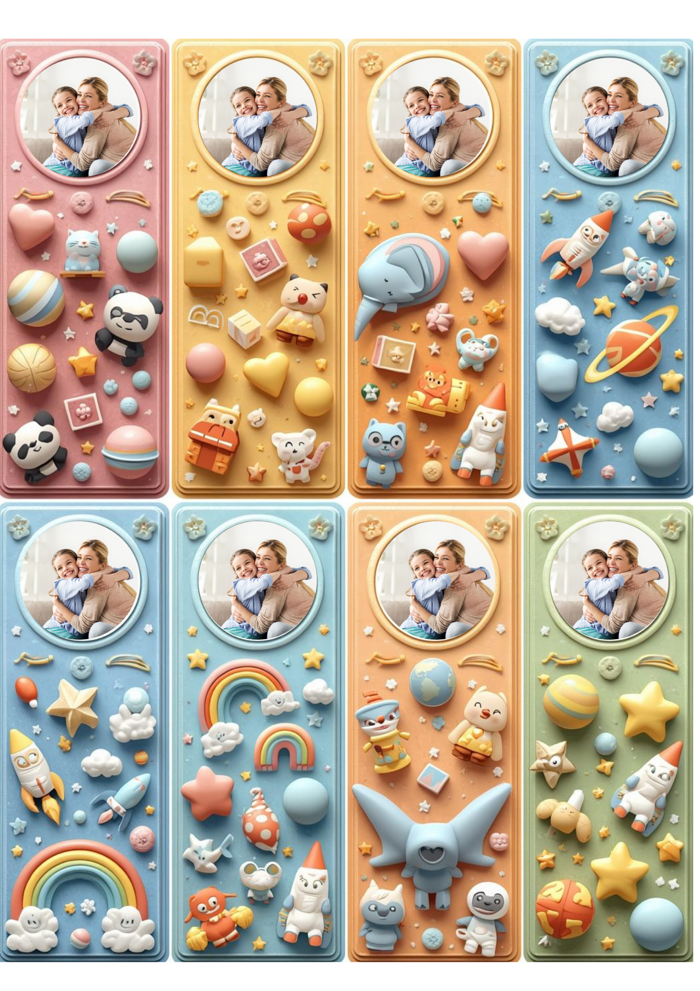 Personalized Bookmark for Kids – Add Your Child’s Photo ( Set of 8)
