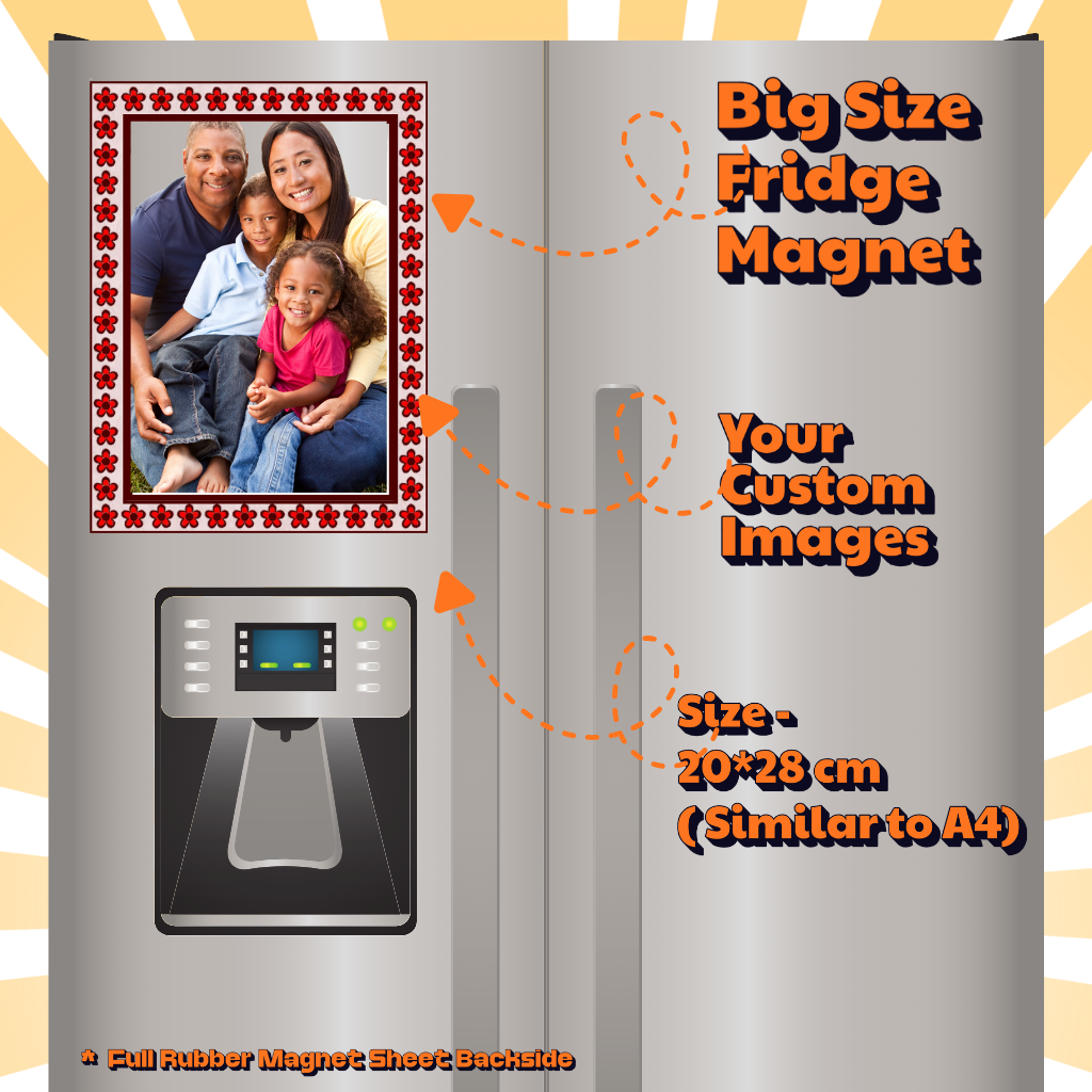 Photo Fridge Magnets – Strong Hold, Glossy Finish, Waterproof