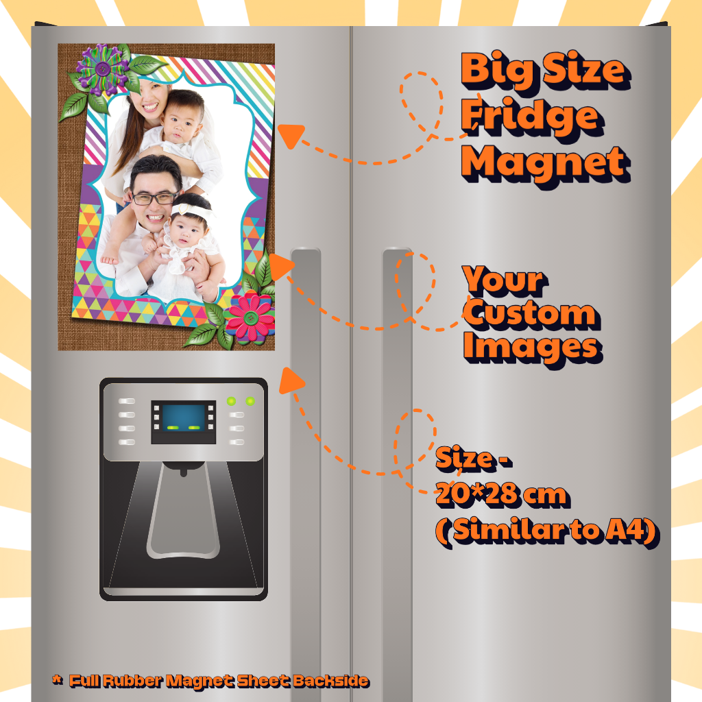 Photo Fridge Magnets – Strong Hold, Glossy Finish, Waterproof