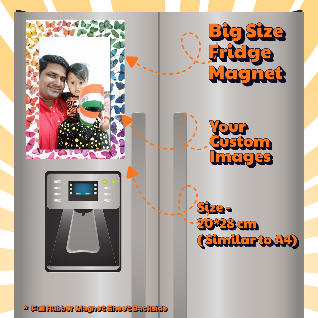 Photo Fridge Magnets – Strong Hold, Glossy Finish, Waterproof