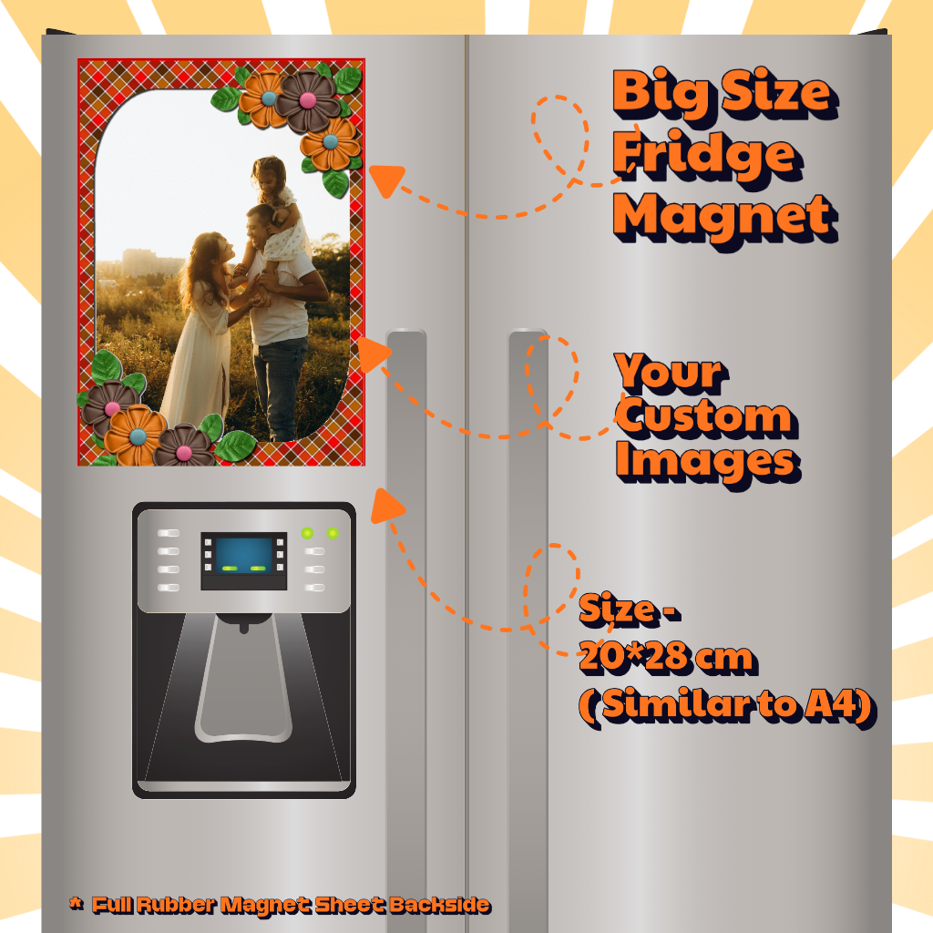 Photo Fridge Magnets – Strong Hold, Glossy Finish, Waterproof