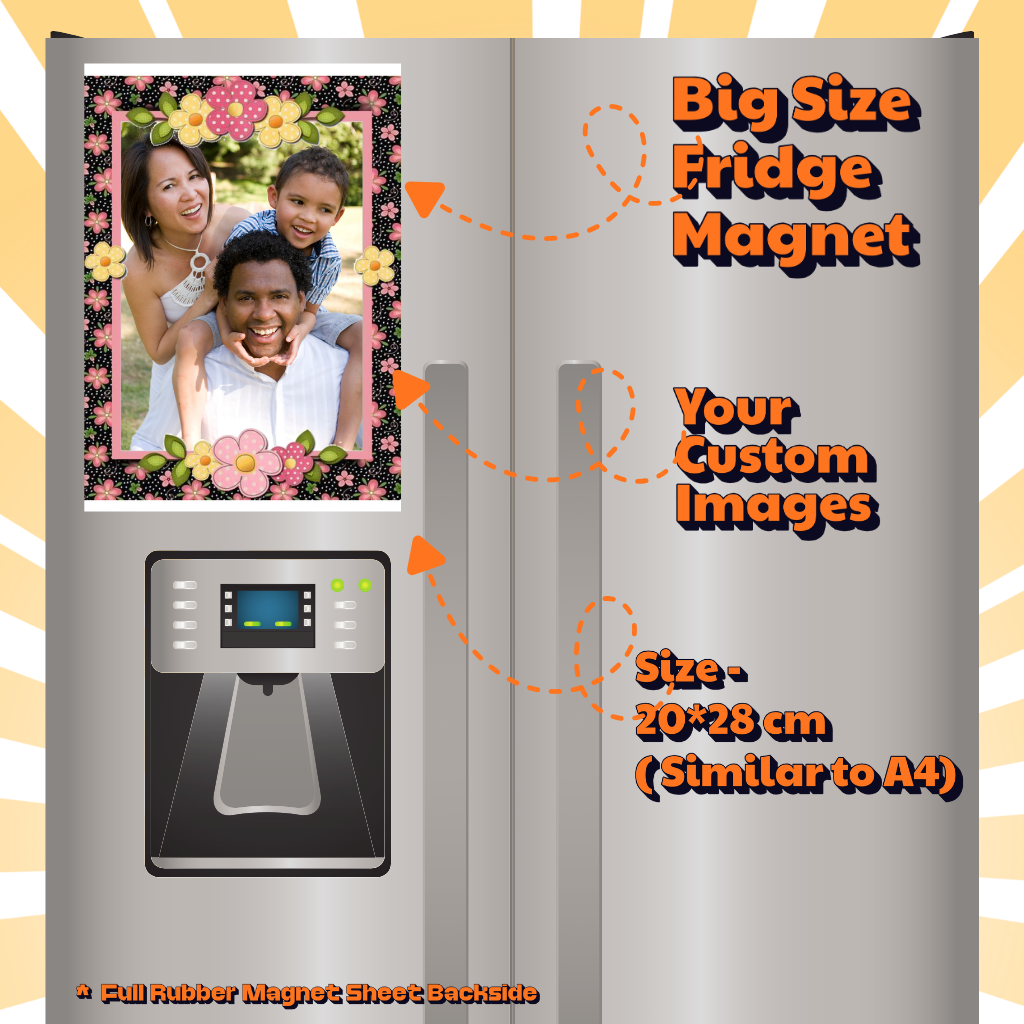 Photo Fridge Magnets – Strong Hold, Glossy Finish, Waterproof