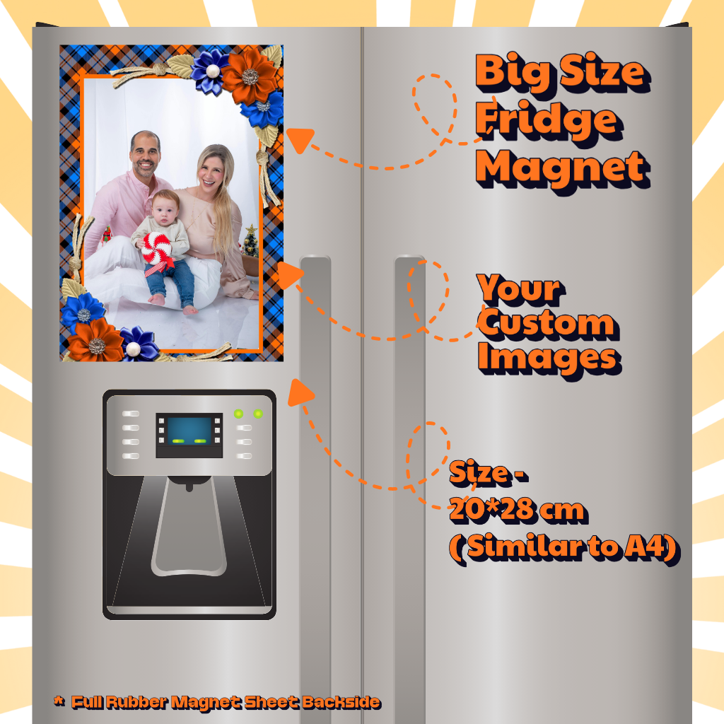 Photo Fridge Magnets – Strong Hold, Glossy Finish, Waterproof