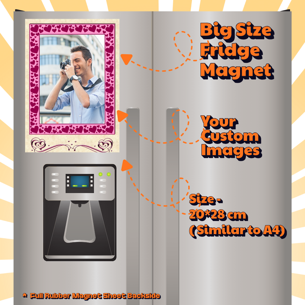 Photo Fridge Magnets – Strong Hold, Glossy Finish, Waterproof