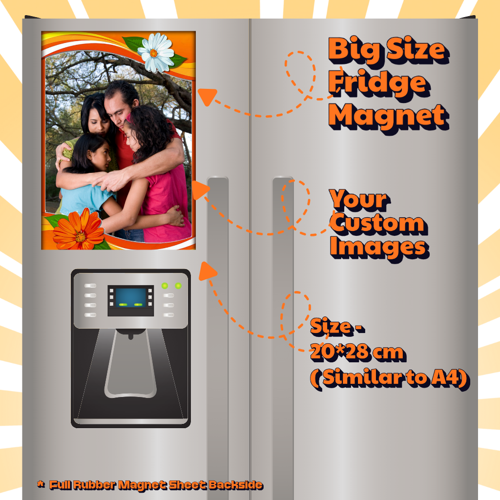 Photo Fridge Magnets – Strong Hold, Glossy Finish, Waterproof