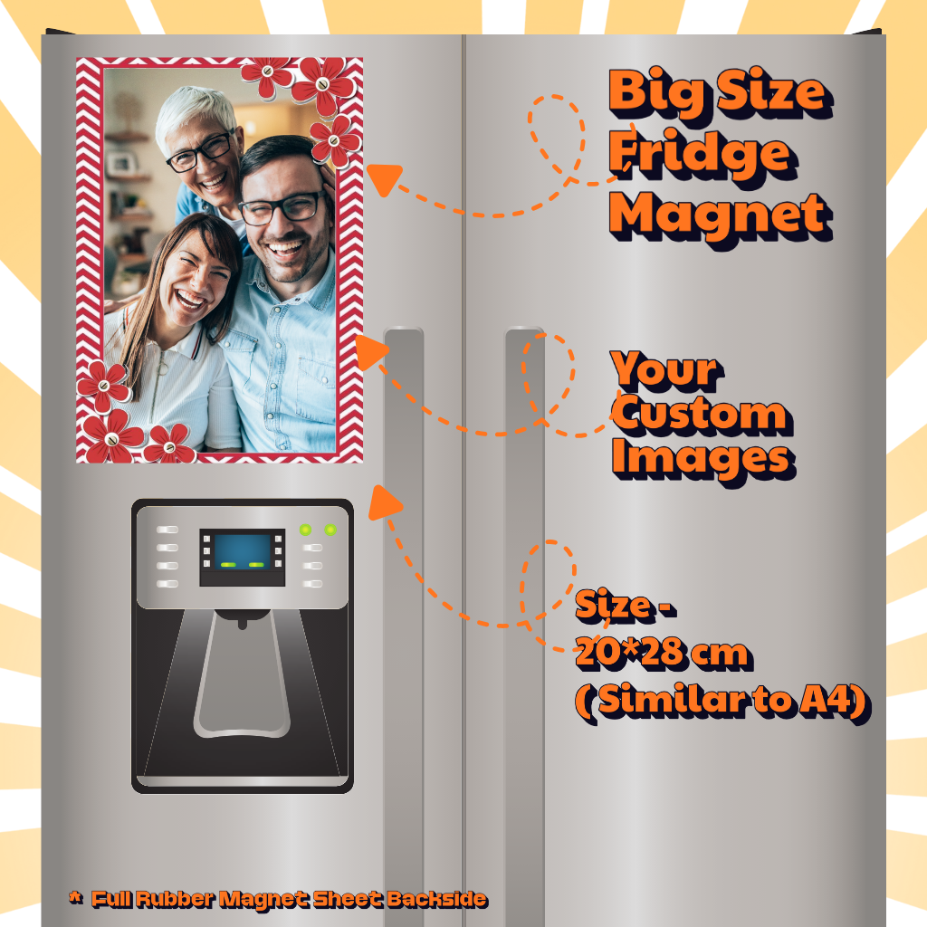 Photo Fridge Magnets – Strong Hold, Glossy Finish, Waterproof