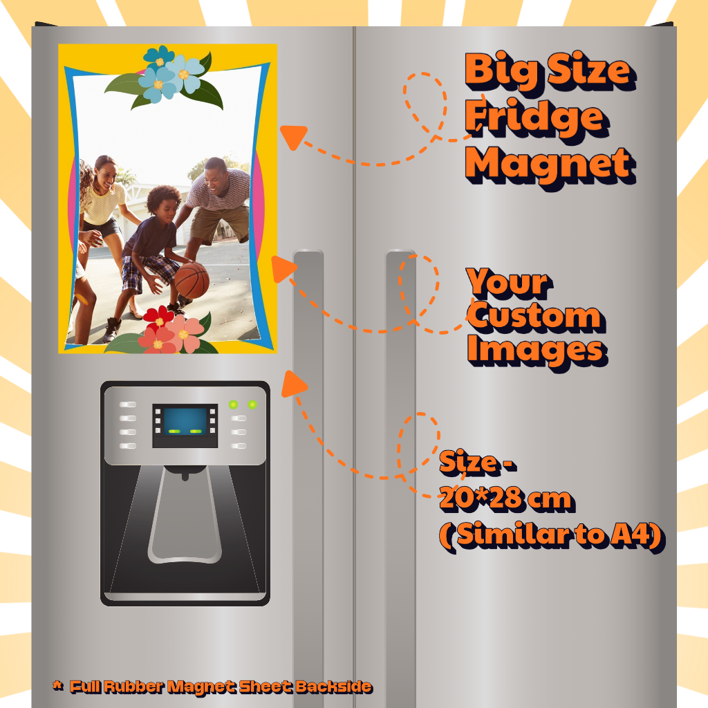 Photo Fridge Magnets – Strong Hold, Glossy Finish, Waterproof