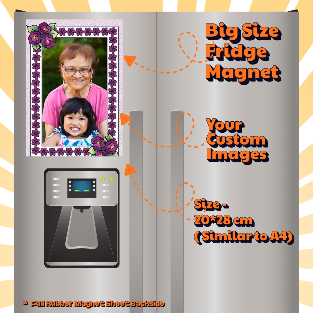Photo Fridge Magnets – Strong Hold, Glossy Finish, Waterproof