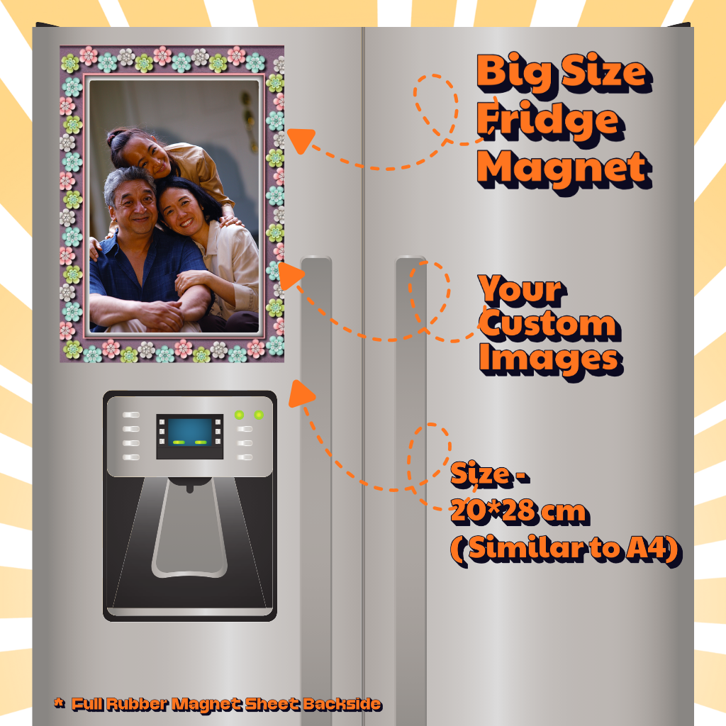 Photo Fridge Magnets – Strong Hold, Glossy Finish, Waterproof