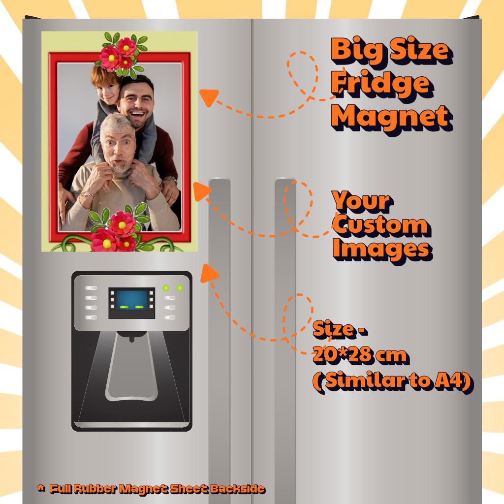 Photo Fridge Magnets – Strong Hold, Glossy Finish, Waterproof