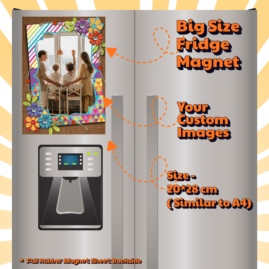 Photo Fridge Magnets – Strong Hold, Glossy Finish, Waterproof
