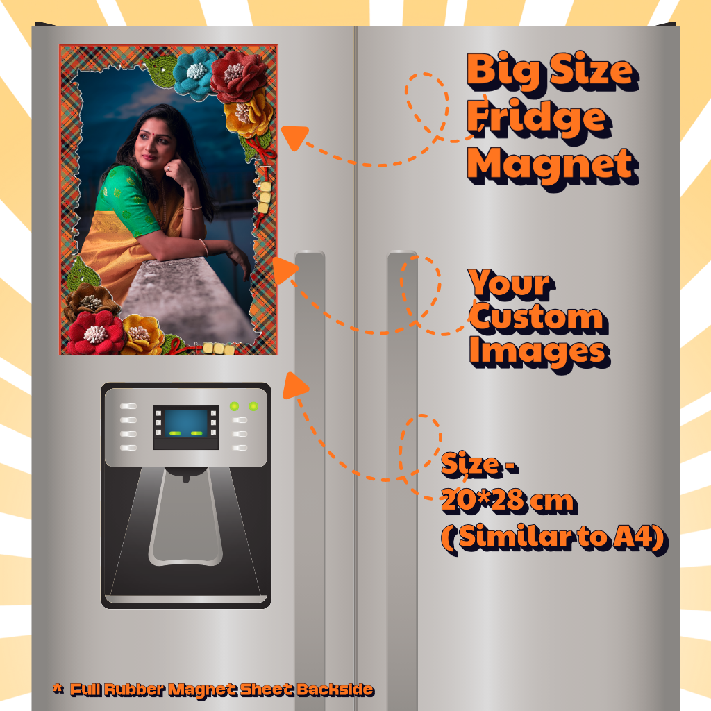 Photo Fridge Magnets – Strong Hold, Glossy Finish, Waterproof