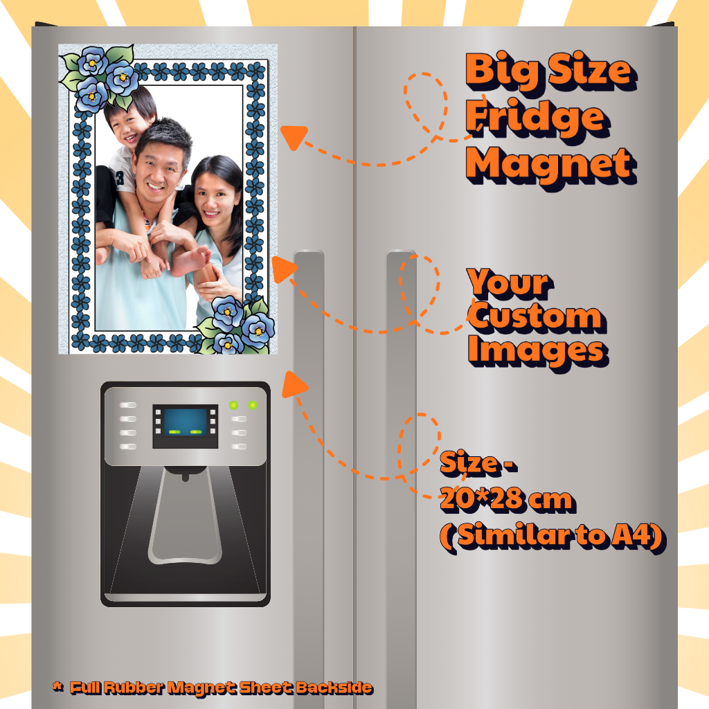 Photo Fridge Magnets – Strong Hold, Glossy Finish, Waterproof