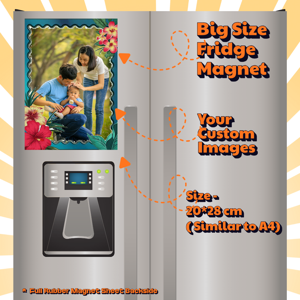 Photo Fridge Magnets – Strong Hold, Glossy Finish, Waterproof