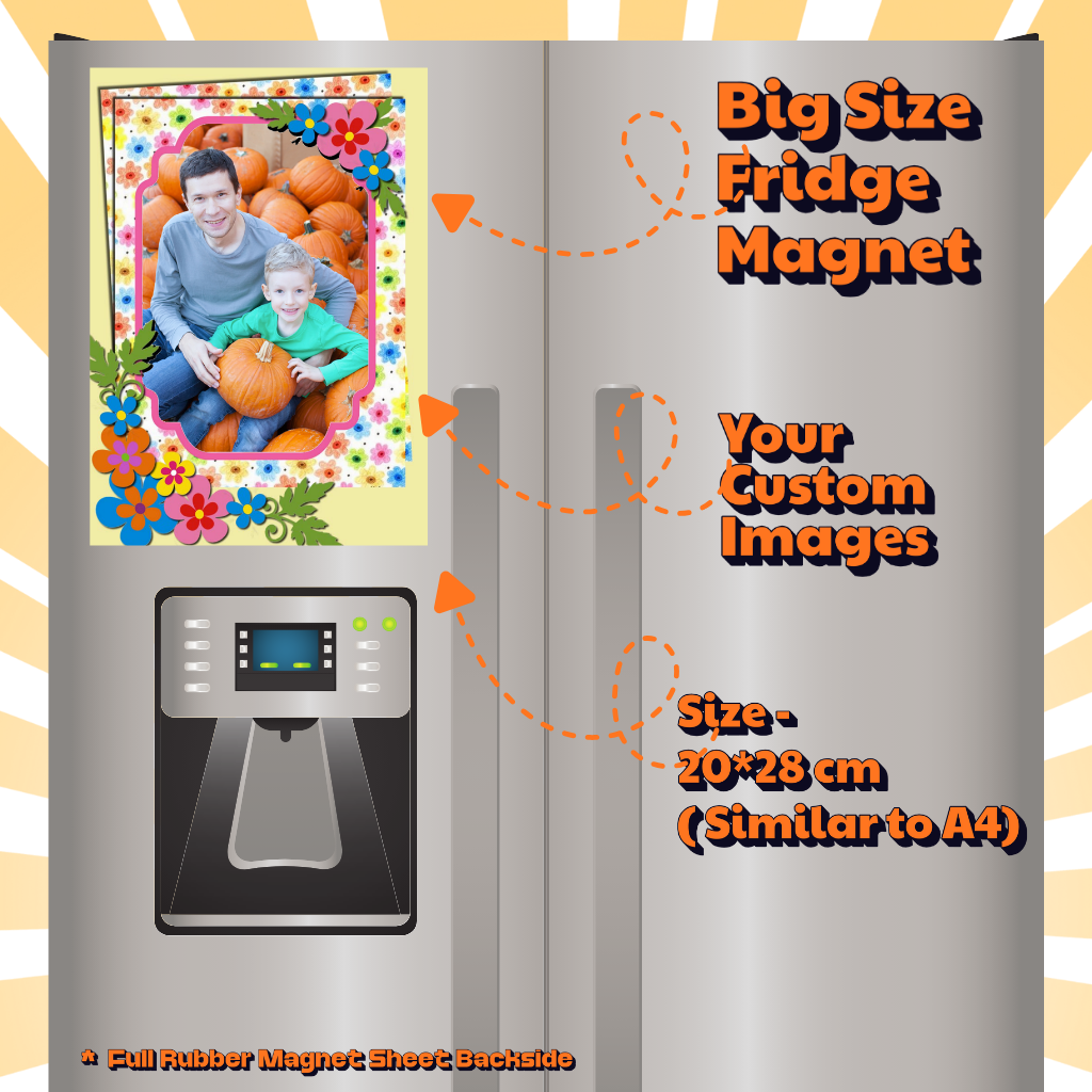 Photo Fridge Magnets – Strong Hold, Glossy Finish, Waterproof