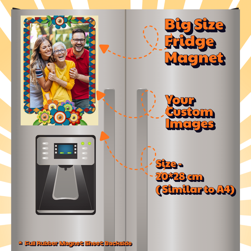 Photo Fridge Magnets – Strong Hold, Glossy Finish, Waterproof