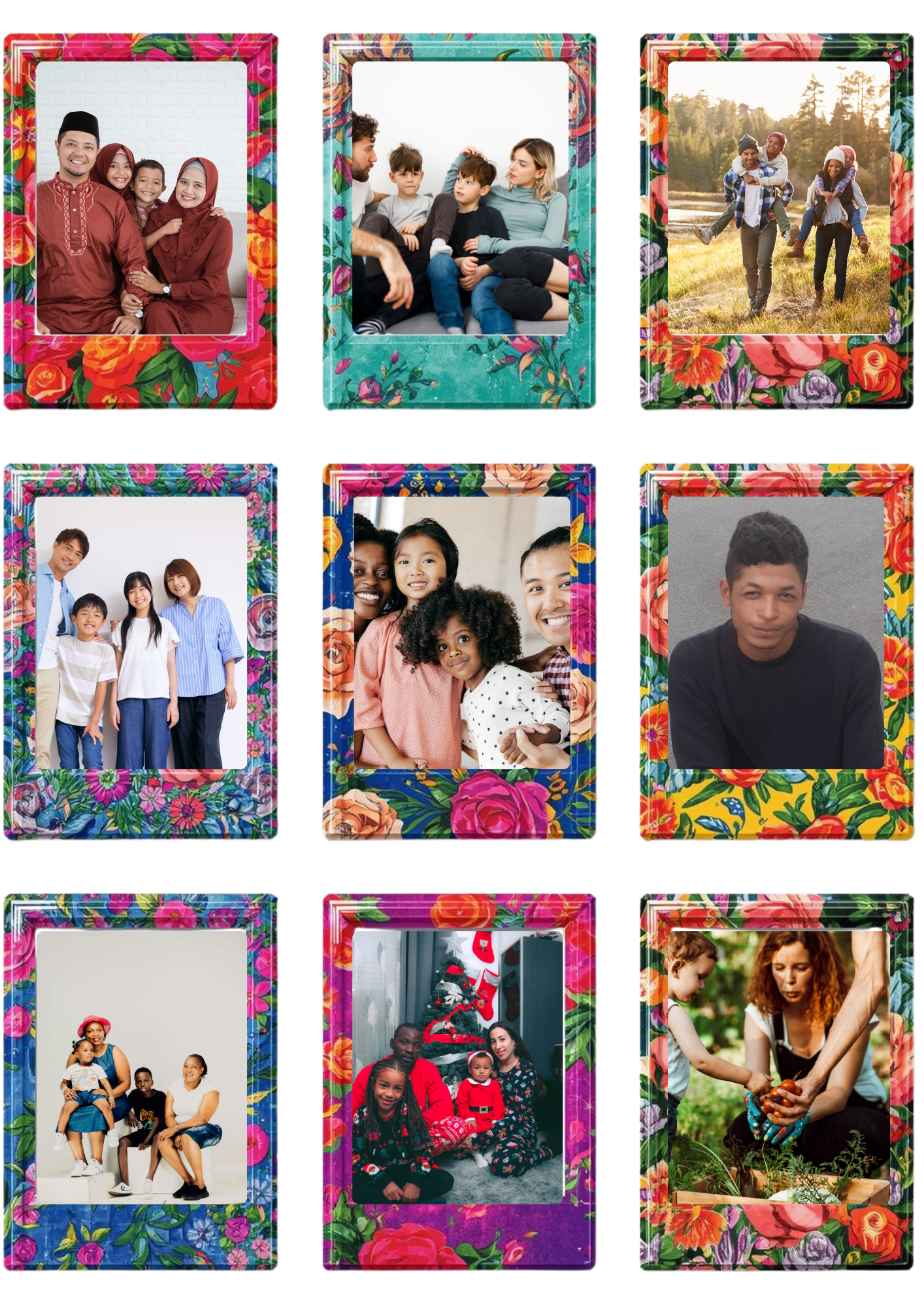 Photo Fridge Magnets – Strong Hold, Glossy Finish, Waterproof