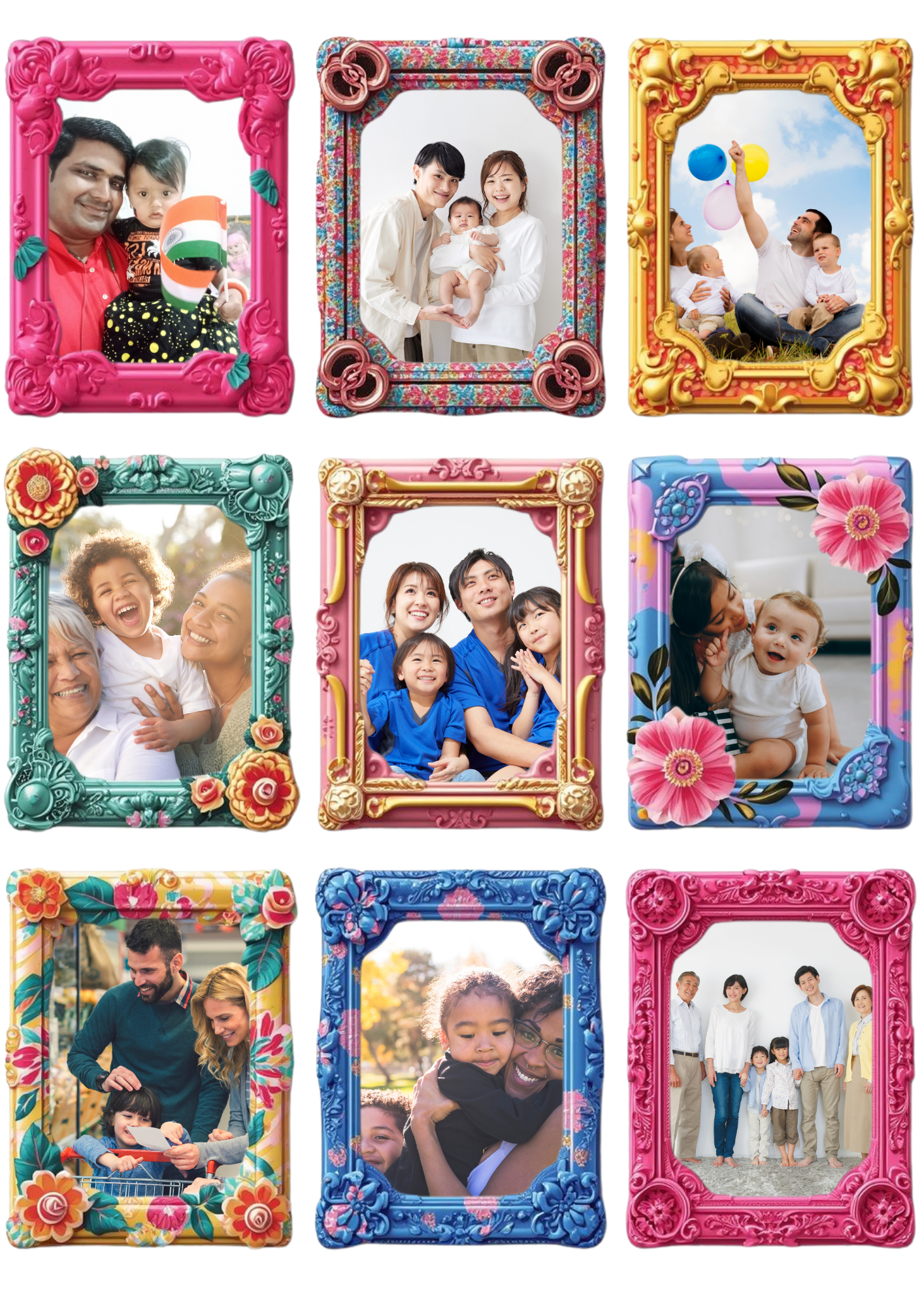 Photo Fridge Magnets – Strong Hold, Glossy Finish, Waterproof