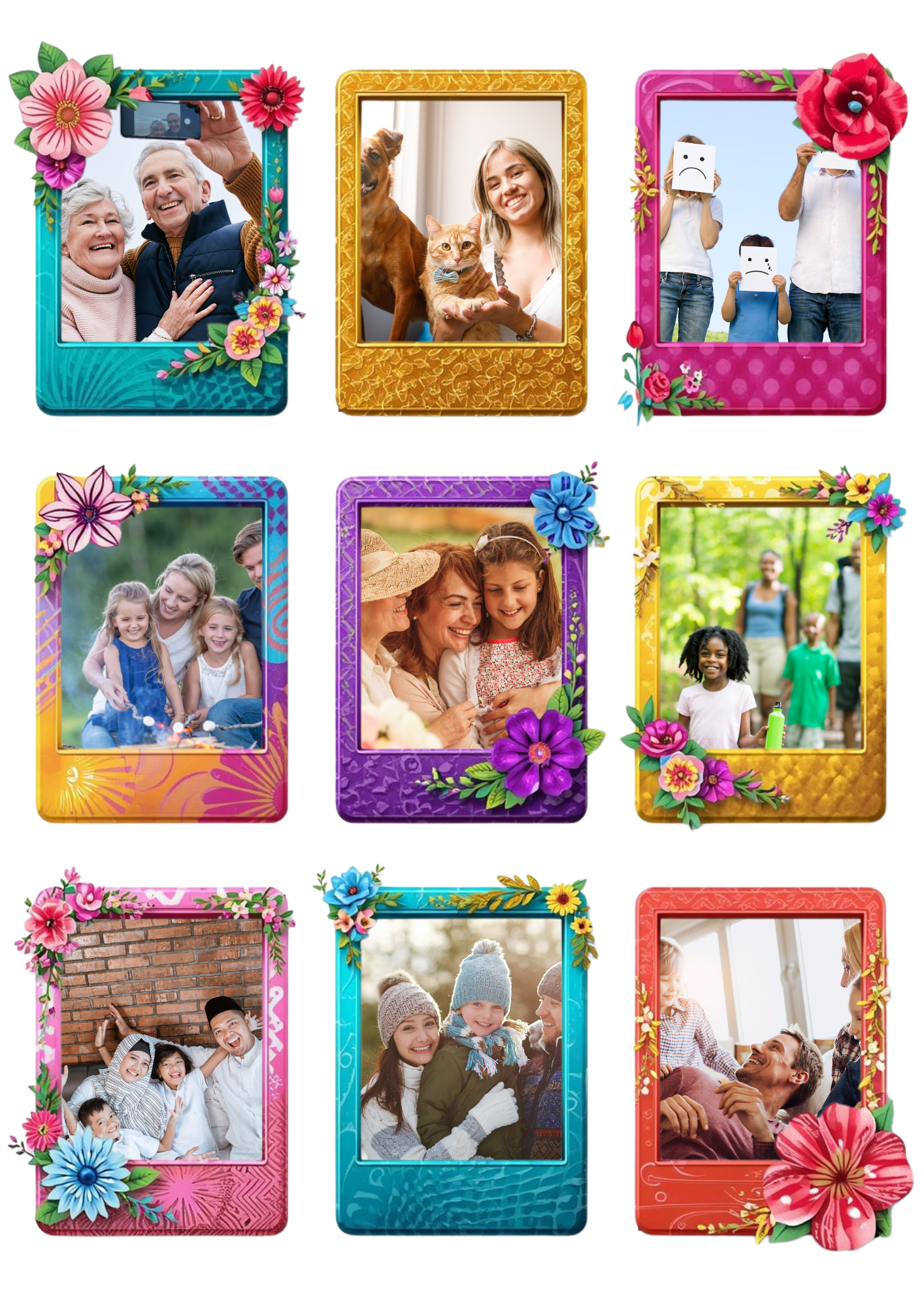 Photo Fridge Magnets – Strong Hold, Glossy Finish, Waterproof