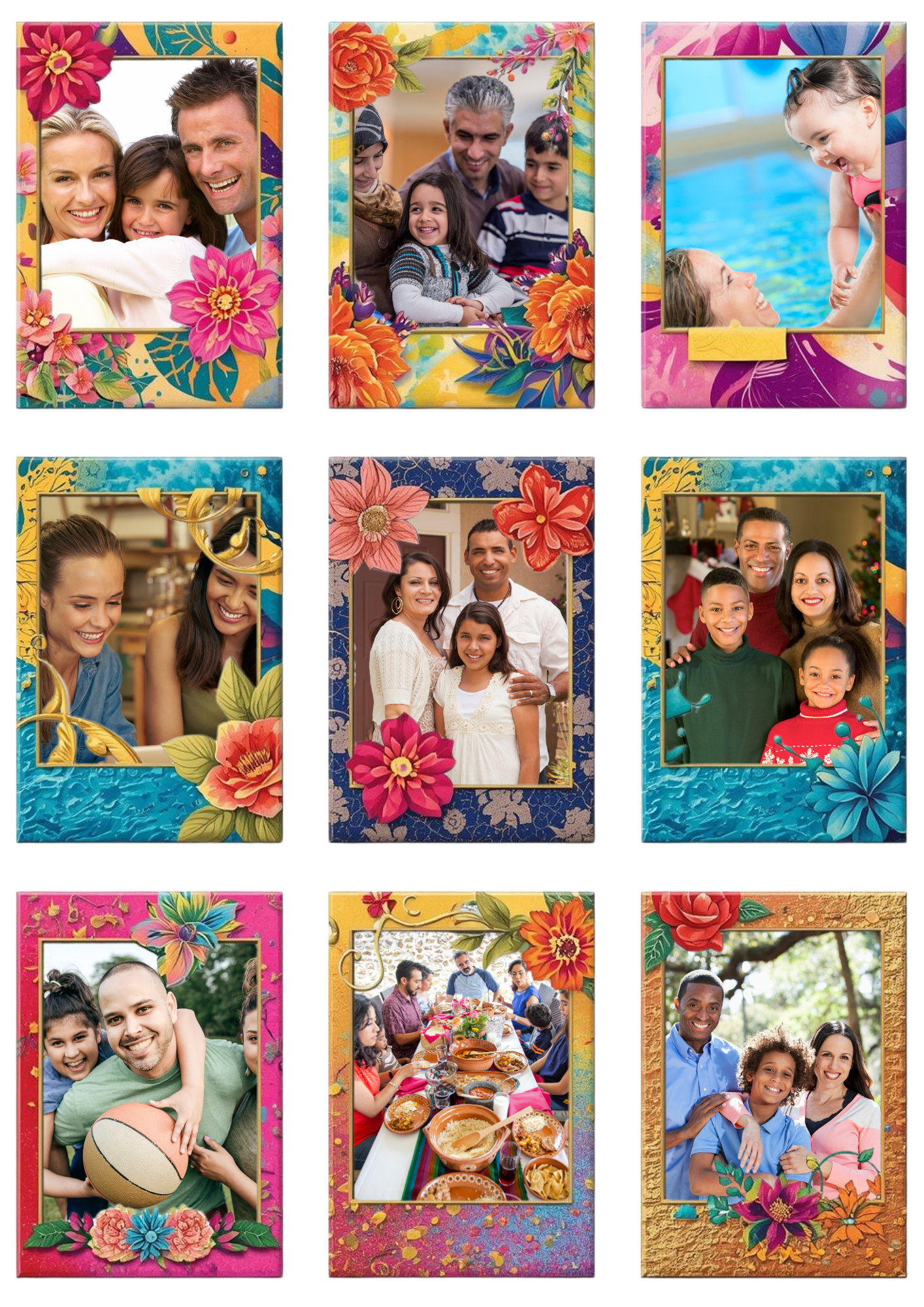 Photo Fridge Magnets – Strong Hold, Glossy Finish, Waterproof