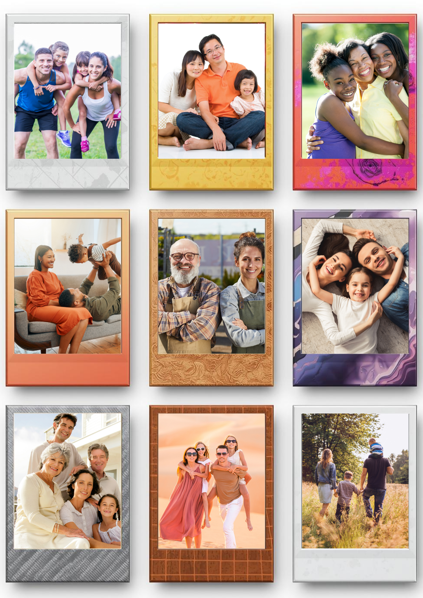 Photo Fridge Magnets – Strong Hold, Glossy Finish, Waterproof