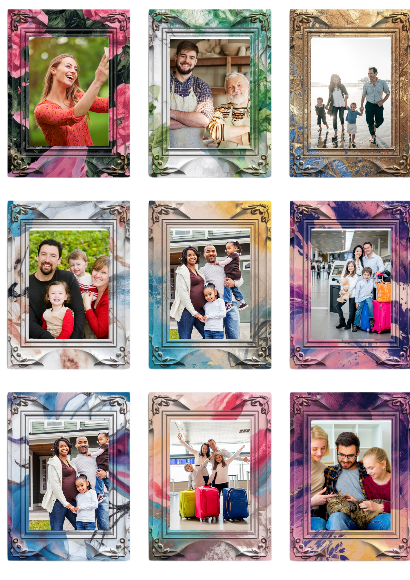 Photo Fridge Magnets – Strong Hold, Glossy Finish, Waterproof