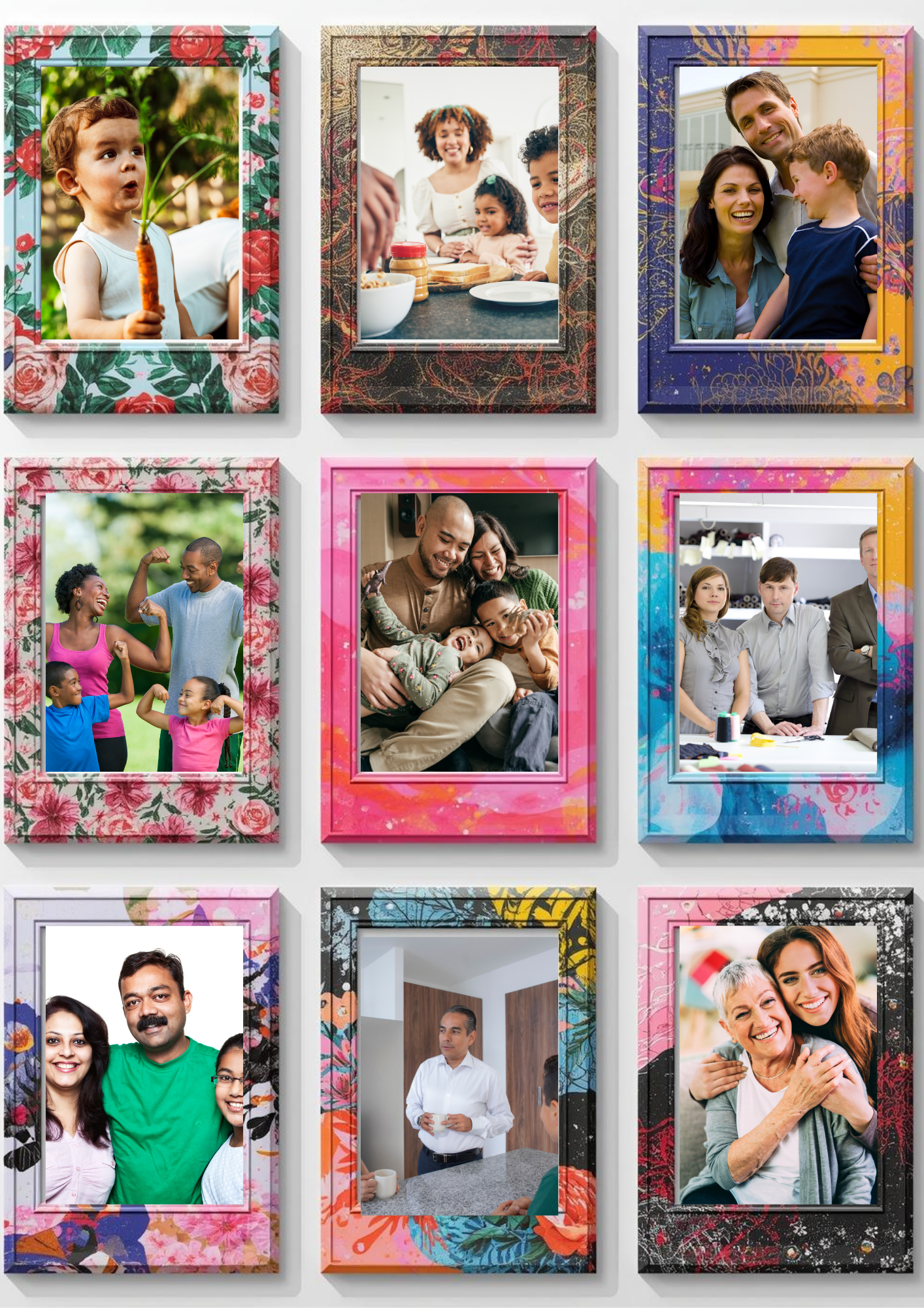 Photo Fridge Magnets – Strong Hold, Glossy Finish, Waterproof